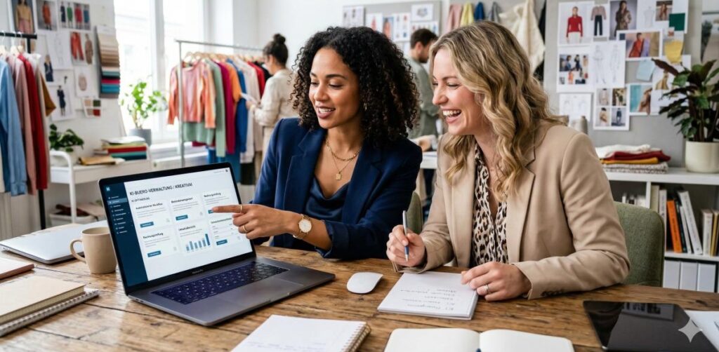 KI Marketing fuer Solo-Selbstaendige - Mode - KI generiert