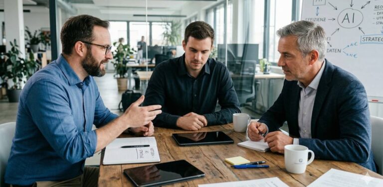 KI Potential Analyse - Meeting - Foto KI generiert