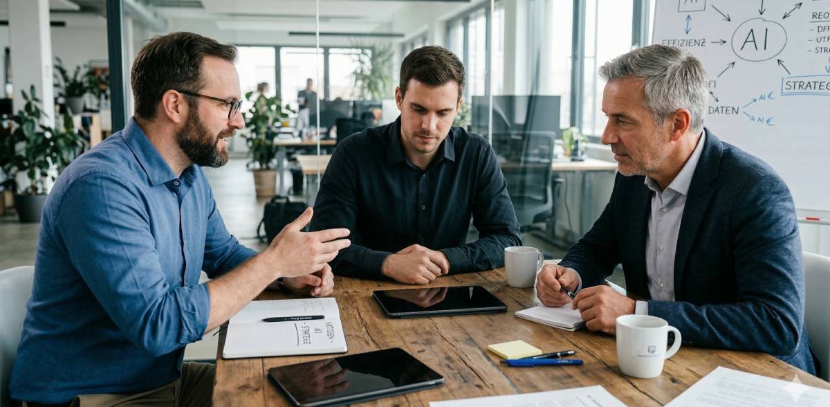 KI Potential Analyse - Meeting - Foto KI generiert