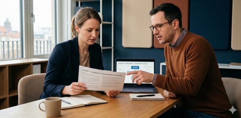 KI - den EU AI Act umsetzen - Symbolfoto KI generiert